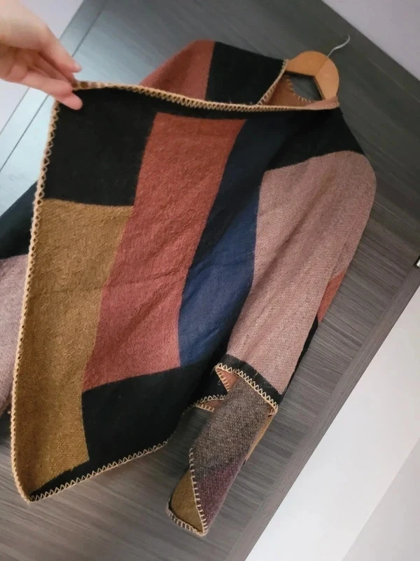 Poncho a cuadros TU – photo 2